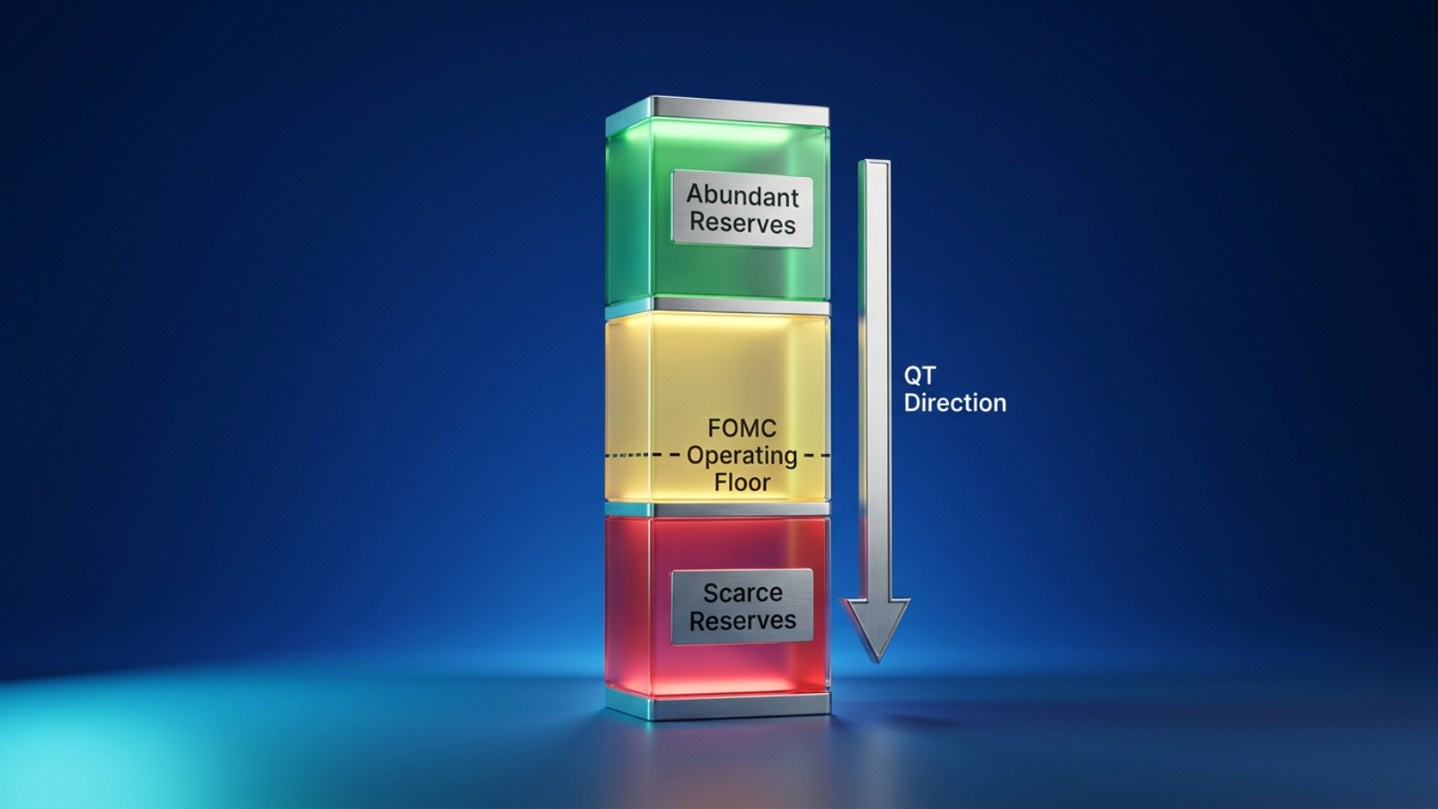 fed reserve levels scarce ample abundant qt chart